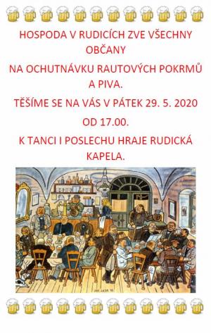 pozvánka do Hospody v Rudicích